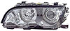 BMW E46 98-01 Chrome Angel eyes Headlights
